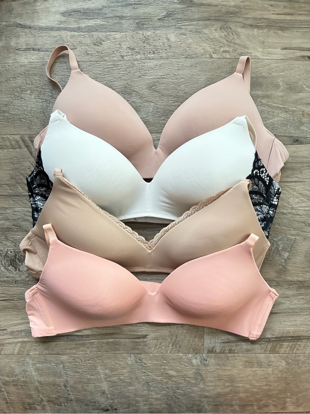 Aerie Gap H&M Auden Bundle 4 Wirefree T Shirt Bras
